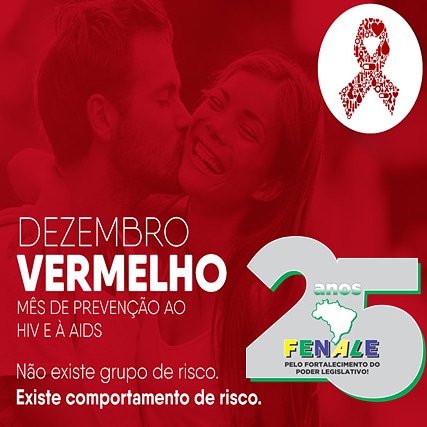 Dezembro vermelho-Mês da prevenção ao HIV e à AIDS