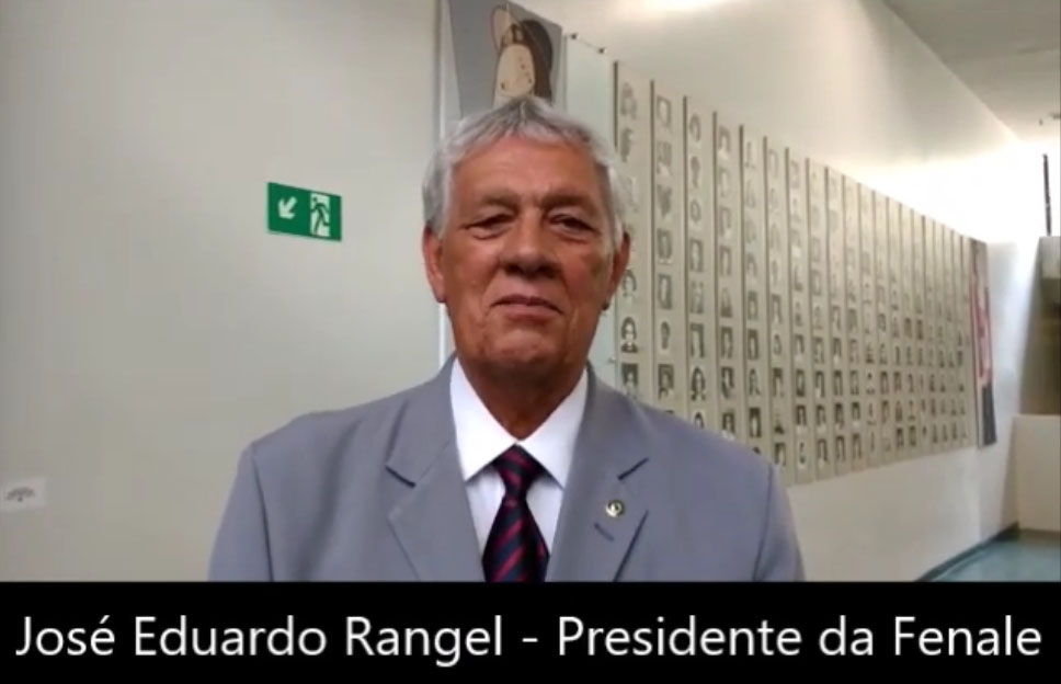 Presidente da FENALE, José Eduardo Rangel, fala da reunião 