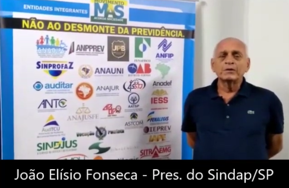 Depoimento de João Elisio Fonseca, presidente do SINDAP/SP
