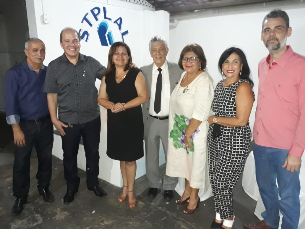José Eduardo Rangel, presidente da FENALE prestigiou, nesta sexta-feira dia 10/05/2019,  a posse da Diretoria do STPLAL