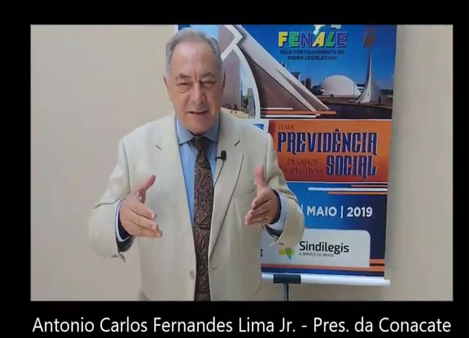 Depoimento de Antônio Carlos Fernandes,  presidente da CONACATE e da FENALEGIS