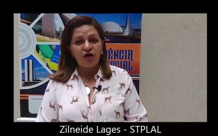 Depoimento de Zilneide Lages, presidente do STPLAL