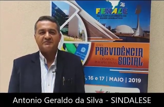 Depoimento de Antônio Geraldo da Silva,  presidente do SINDALESE  e diretor da FENALE