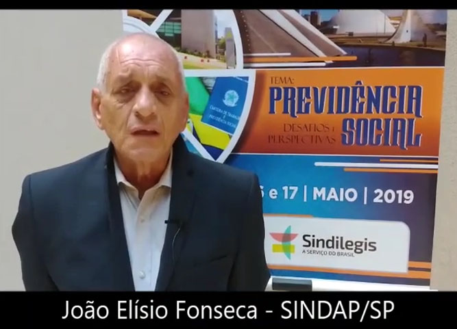 Depoimento de João Elísio Fonseca, presidente do SINDAP/SP