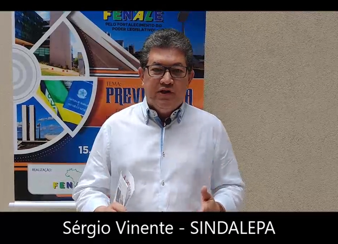 Depoimento de Sérgio Vinente,  diretor do SINDALEPA  e da FENALE