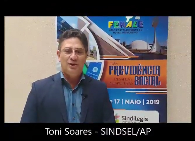 Depoimento de Toni Soares, presidente do SINDSEL AP e diretor da FENALE
