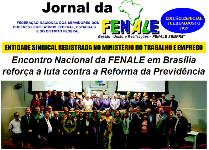 Jornal da Fenale – EDIÇÃO ESPECIAL JULHO / AGOSTO 2019