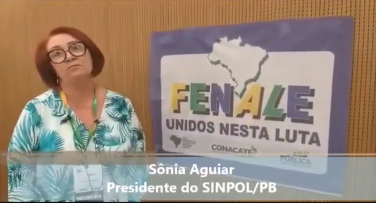 Sônia Aguiar Presidente do Sinpol PB