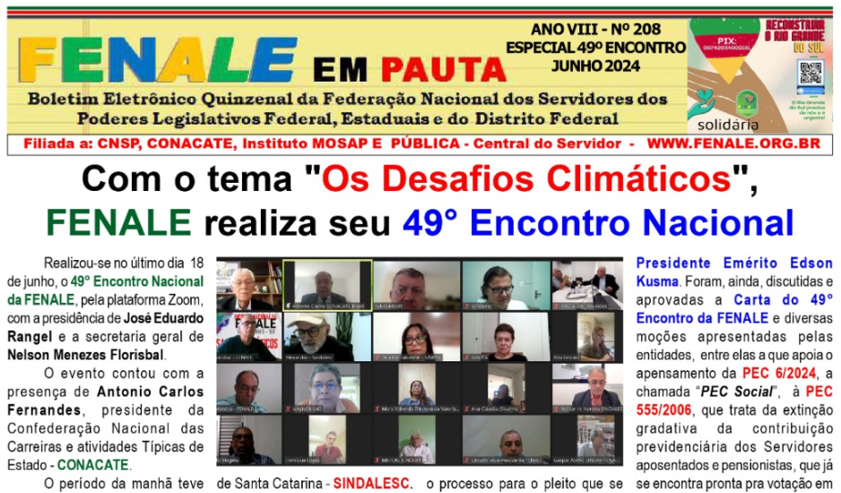 FENALE em Pauta n° 208