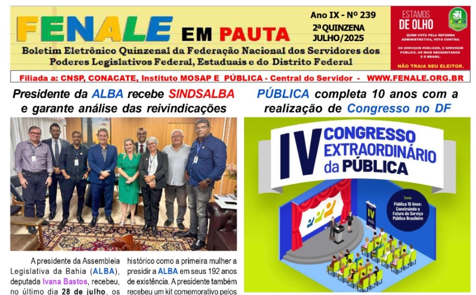 FENALE EM PAUTA -n° 239