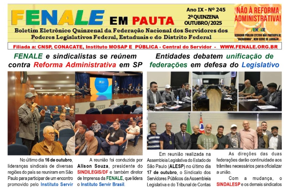 FENALE EM PAUTA n° 245